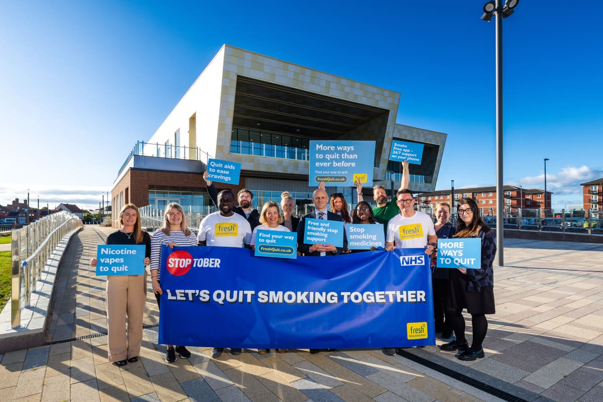 Campaign highlights there are more ways to quit smoking than ever before this Stoptober — Hartlepool news photo (Hartlepool Borough Council)