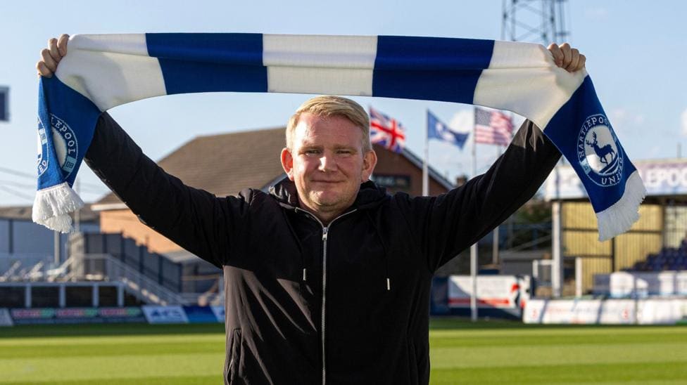 New boss Wild not offering quick fix to Hartlepool — Hartlepool news photo (BBC Tees)